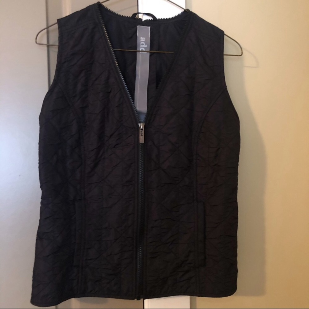 Add down Black Vest US 4